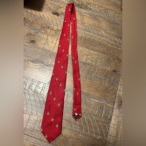 Christmas tie candy cane novelty print - Churchill Collection